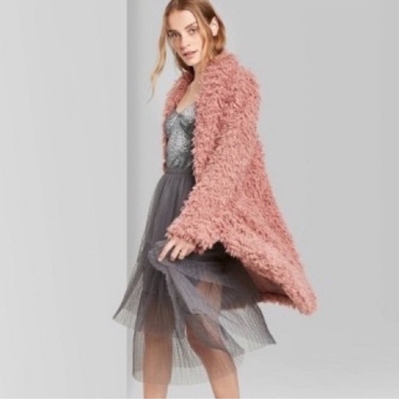 Wild fable fringe pink jacket - Picture 2 of 5